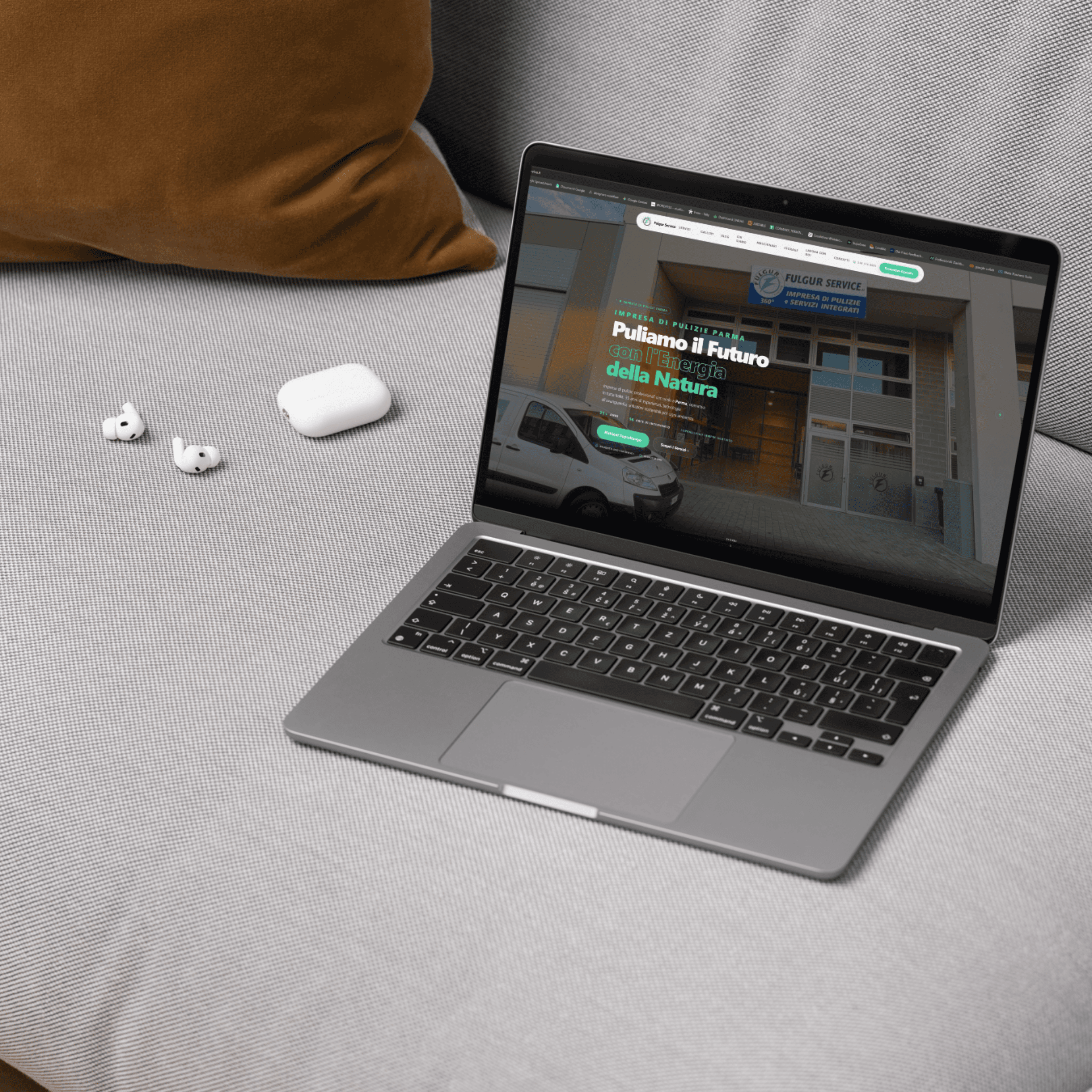 Fulgur Service: sito web